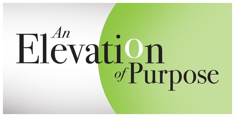 "An Elevation of Purpose"