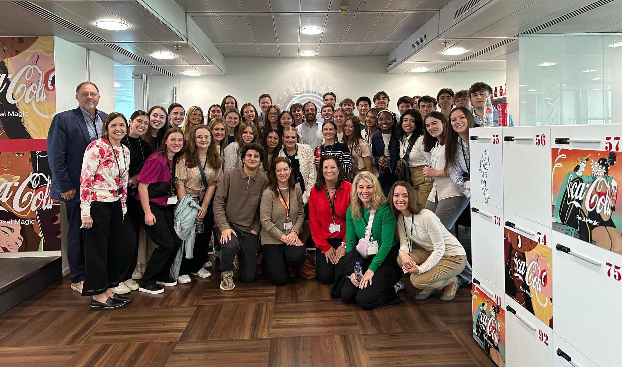 Scholars in Greece Coca-Cola office