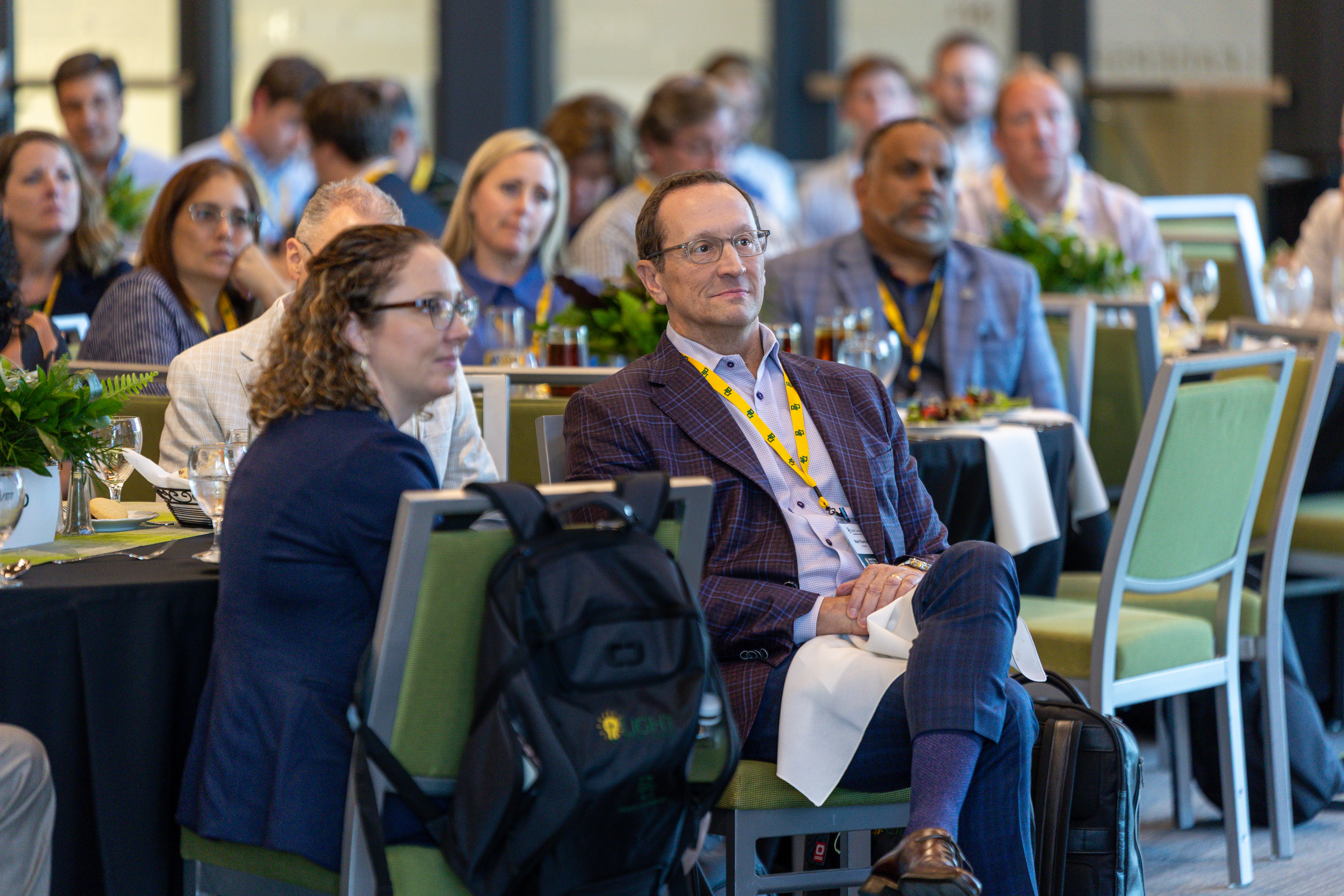 Attendees listen at the Armes Family Christian Leadership in Business Summit