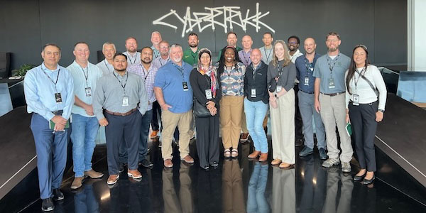 OMBA students at Cybertruck facility