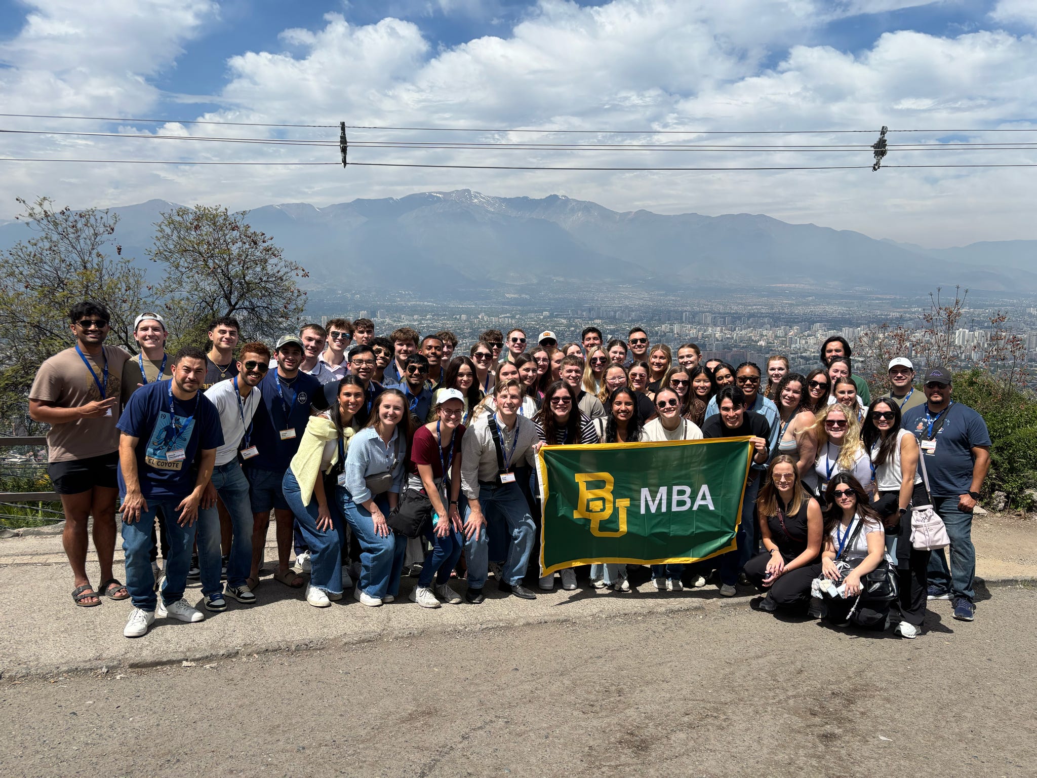 FTMBA students on international trip to Santiago