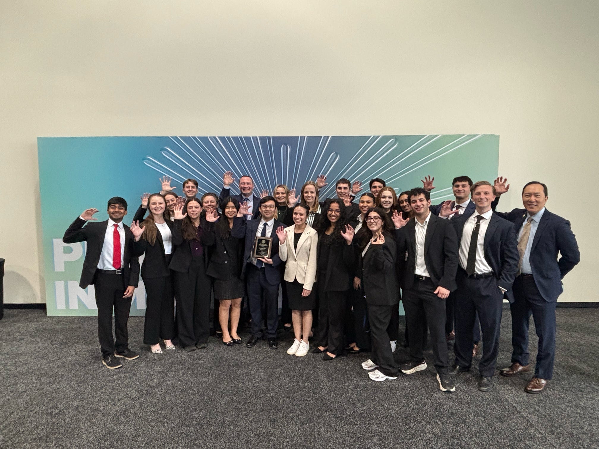 Participants in the Healthcare MBA Essay Competition