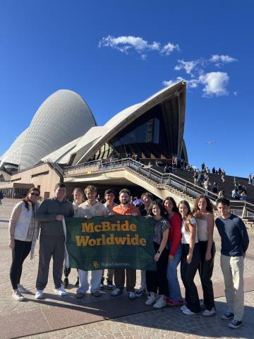 McBride Students in Sydney