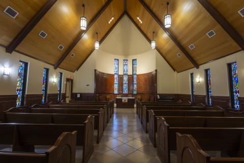 Interior of a chapel