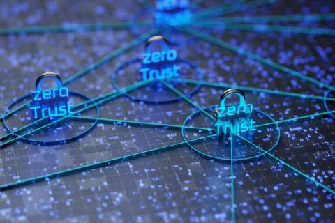 Digital nodes with "Zero Trust" Written in them