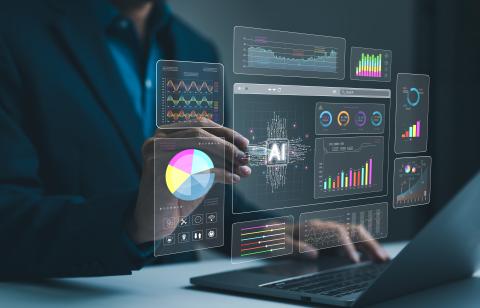 AI automation approving financial transaction dashboard