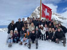 A group of BEST students while in Switzerland