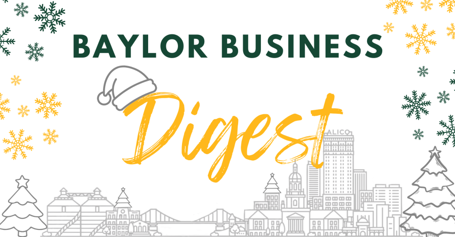 Baylor Business Review Christmas Theme
