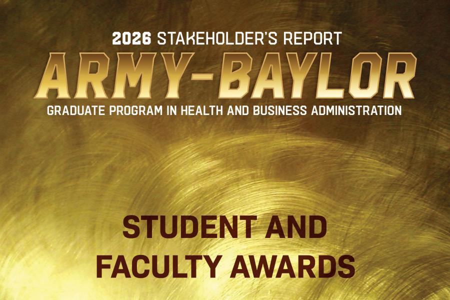 Student and Faculty Awards